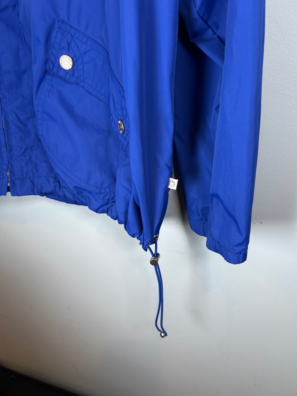 Chicos Royal Blue‎ Hooded Utility Jacket Womens Casual Lightweight Style - Picture 5 of 9